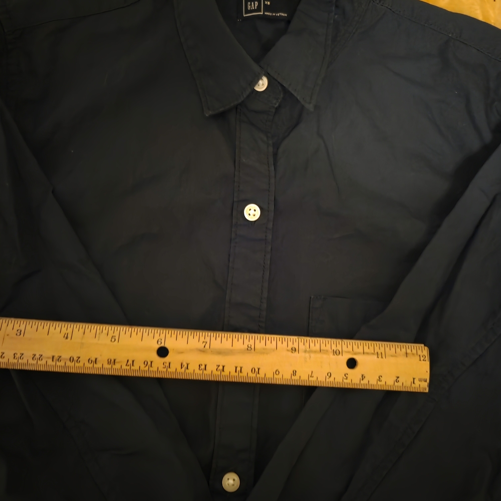 GAP Dark Blue Button-Up Shirt